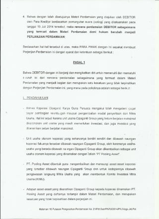 Putusan pengesahan perdamaian