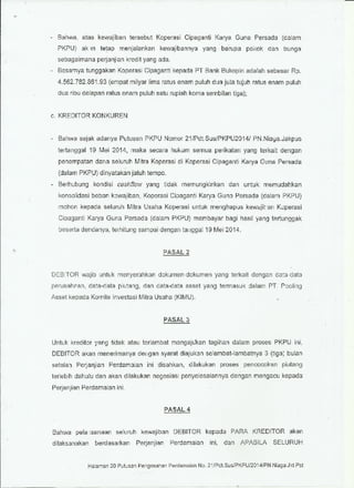 Putusan pengesahan perdamaian