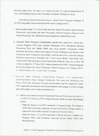 Putusan pengesahan perdamaian
