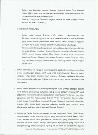 Putusan pengesahan perdamaian