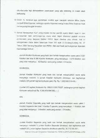 Putusan pengesahan perdamaian
