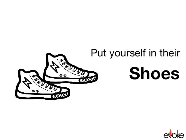 in my shoes