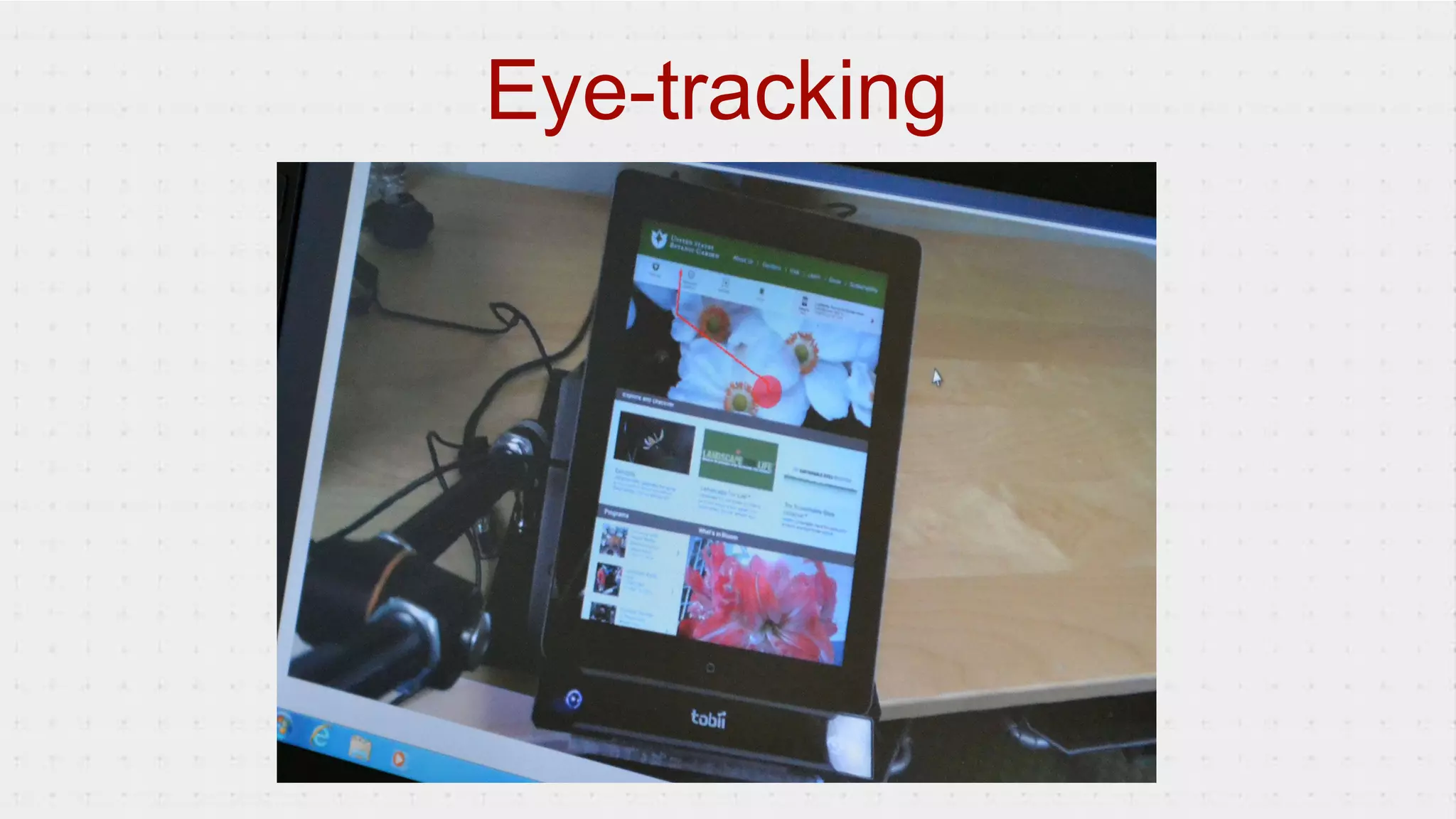 Eye-tracking
 