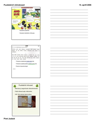 Puutetahvli võimalused