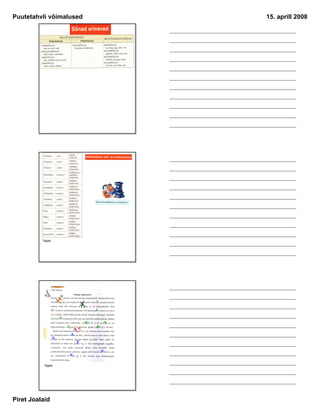 Puutetahvli võimalused