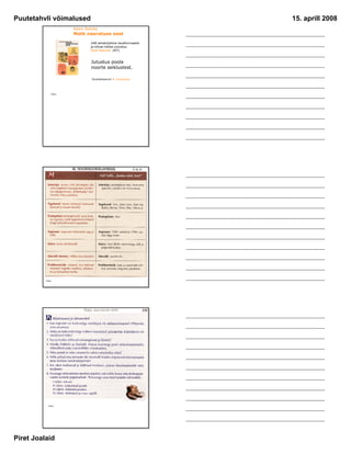 Puutetahvli võimalused