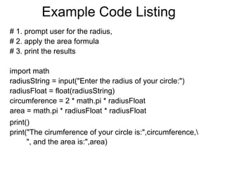 Python basics | PPT