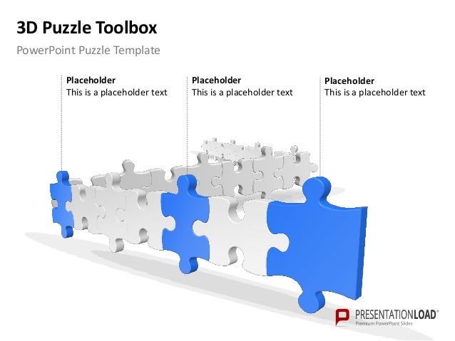 powerpoint 3d puzzle templates ppt puzzle template