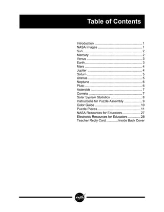 Introduction .....................................................1
NASA Images..............................................