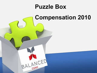 Puzzle Box
Compensation 2010
 
