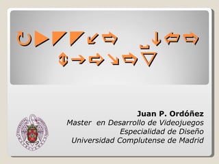 Puzzle Videogames Juan P Ordonez