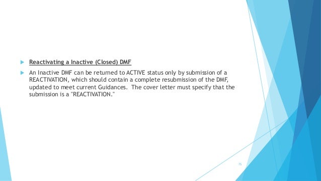 Dmf cover letter