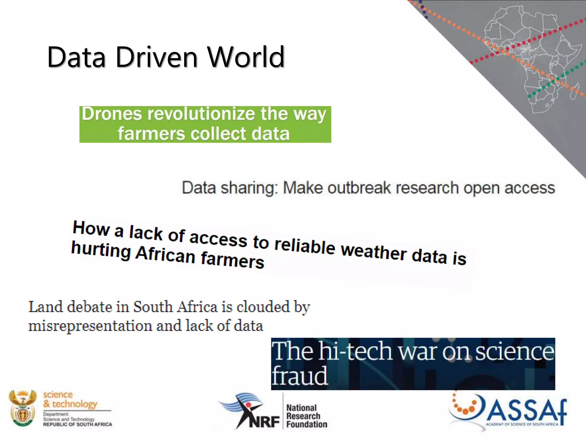 Data Driven World
 