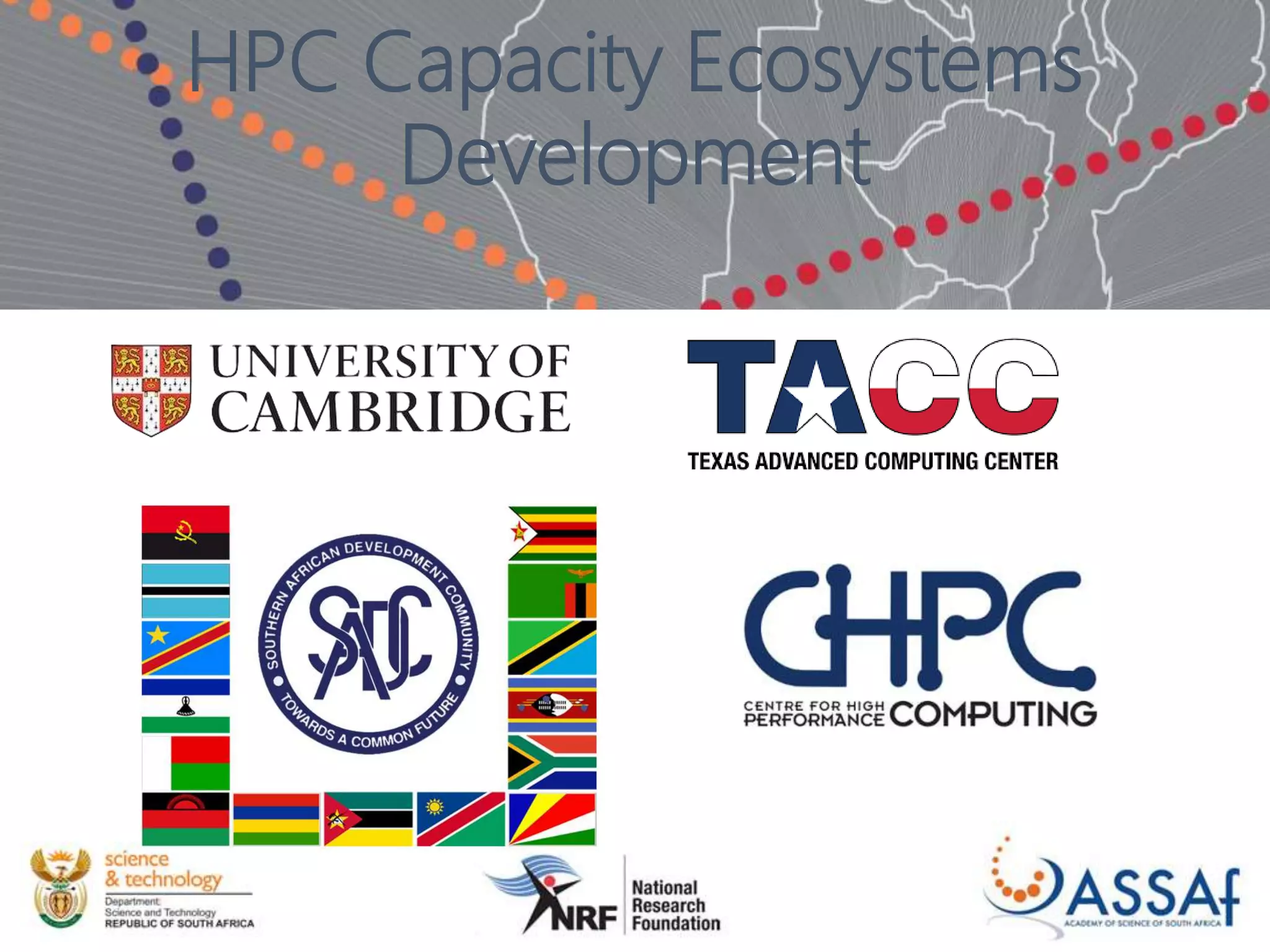 HPC Capacity Ecosystems
Development
 