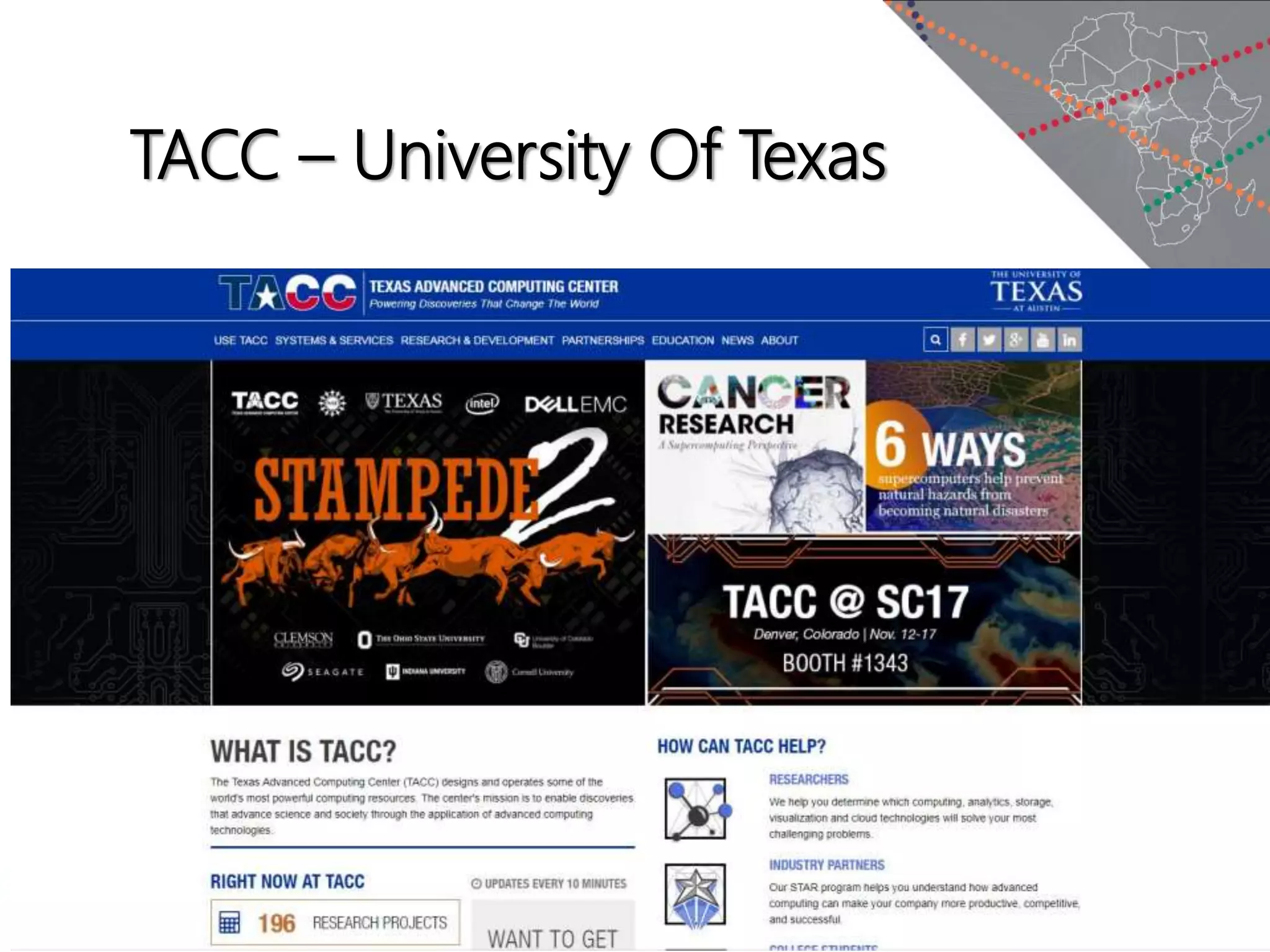 TACC – University Of Texas
 