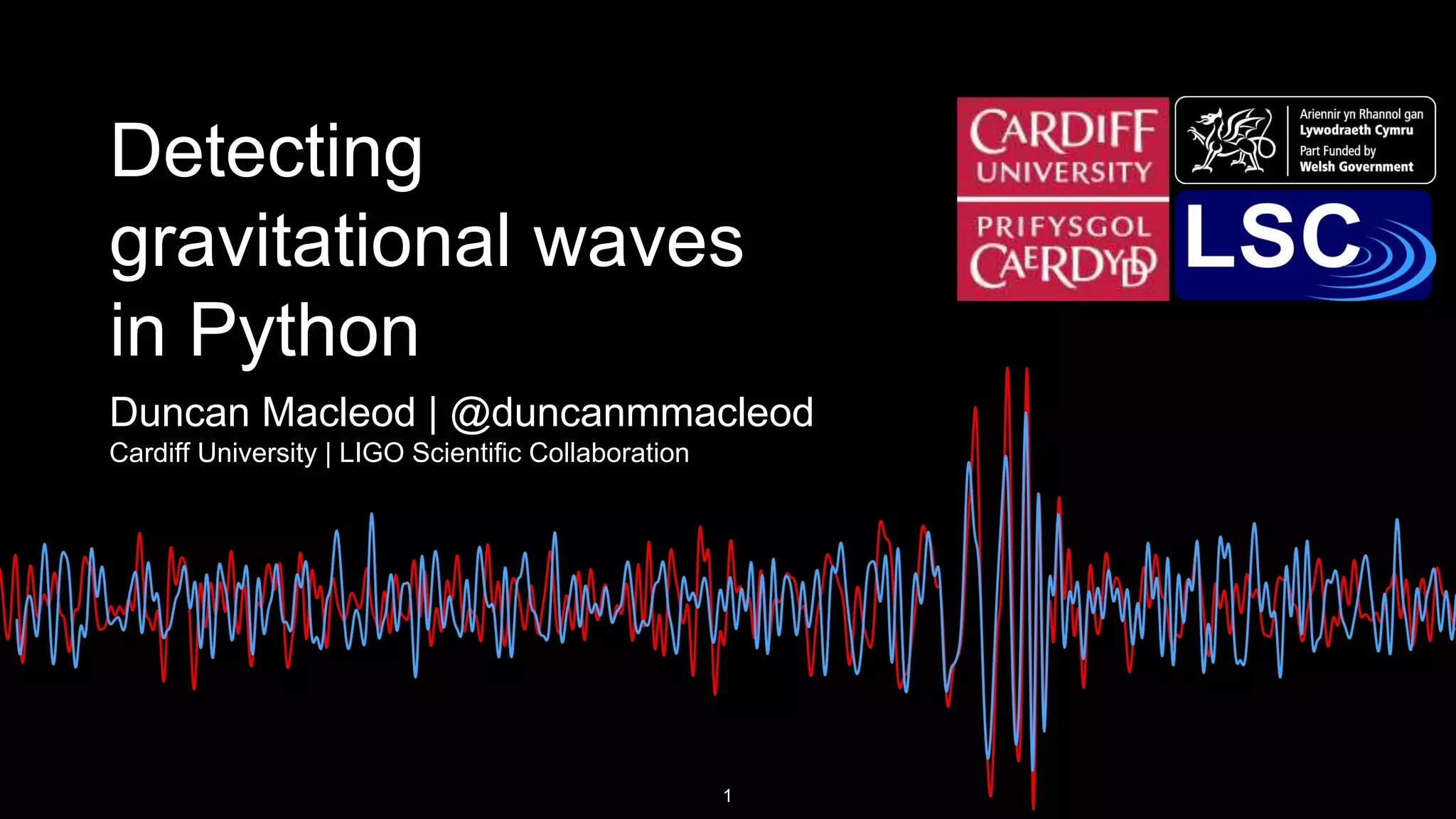 Detecting gravitational waves in Python | PPTX | Web Development | Internet