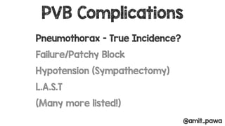 How I perform my Paravertebral Blocks for breast surgery | PDF