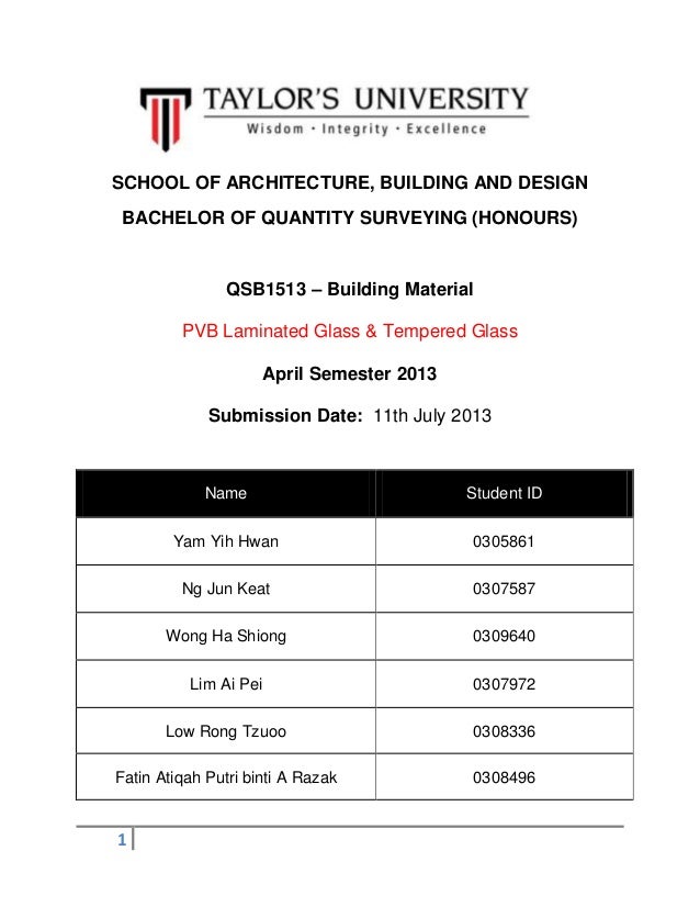 Pvb laminated glass & tempered glass