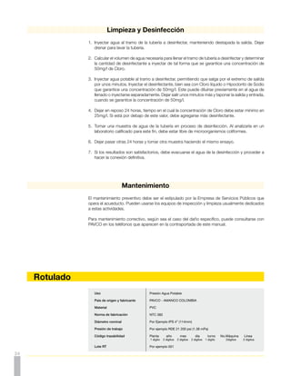 Tubosistemas

Sanitaria PVC PAVCO
                      25
 