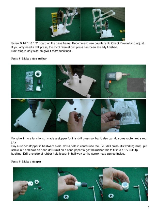 Pvc Dremel Drill Press