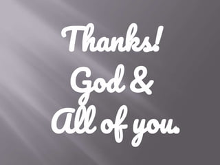 Thanks!
God &
All of you.
 