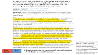 Cronin EM, Bogun FM, Maury P, et al. 2019
HRS/EHRA/APHRS/LAHRS expert
consensus statement on catheter ablation of
ventricular arrhythmias [published
correction appears in Europace. 2019 Aug
1;21(8):1144] [published correction appears
in J Arrhythm. 2020 Jan
12;36(1):214]. Europace. 2019;21(8):1143-
1144. doi:10.1093/europace/euz132
 