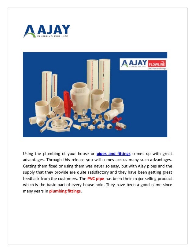 Pvc pipe advantages of plastic plumbing pipe fitting