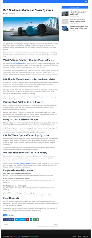 PVC Pipe Use in Water and Sewer Systems.pdf