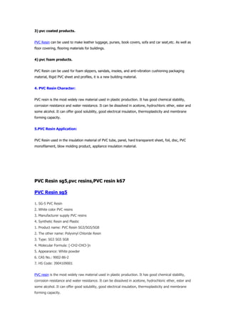 Pvc Resin Msds.pdf Pvc resin sg5 | PDF