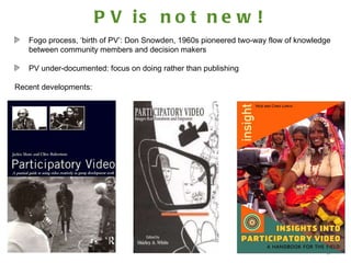 Participatory Video as a means of capturing community perspectives on rainwater management
