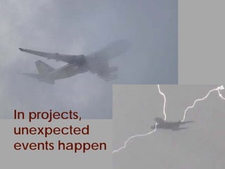 Projects




In projects,
unexpected
events happen
© Project Value Delivery, 2012
www.ProjectValueDelivery.com     35
 