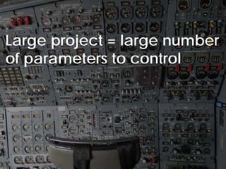 Large project = large number
of parameters to control




© Project Value Delivery, 2012
www.ProjectValueDelivery.com     50
 