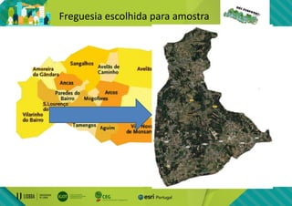 Freguesia escolhida para amostra
 