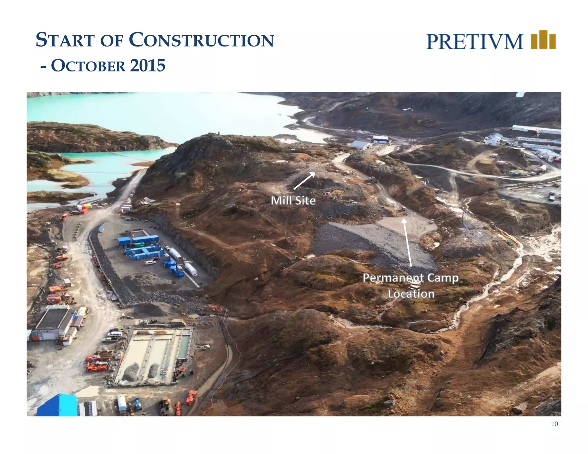 10
START OF CONSTRUCTION
- OCTOBER 2015
 