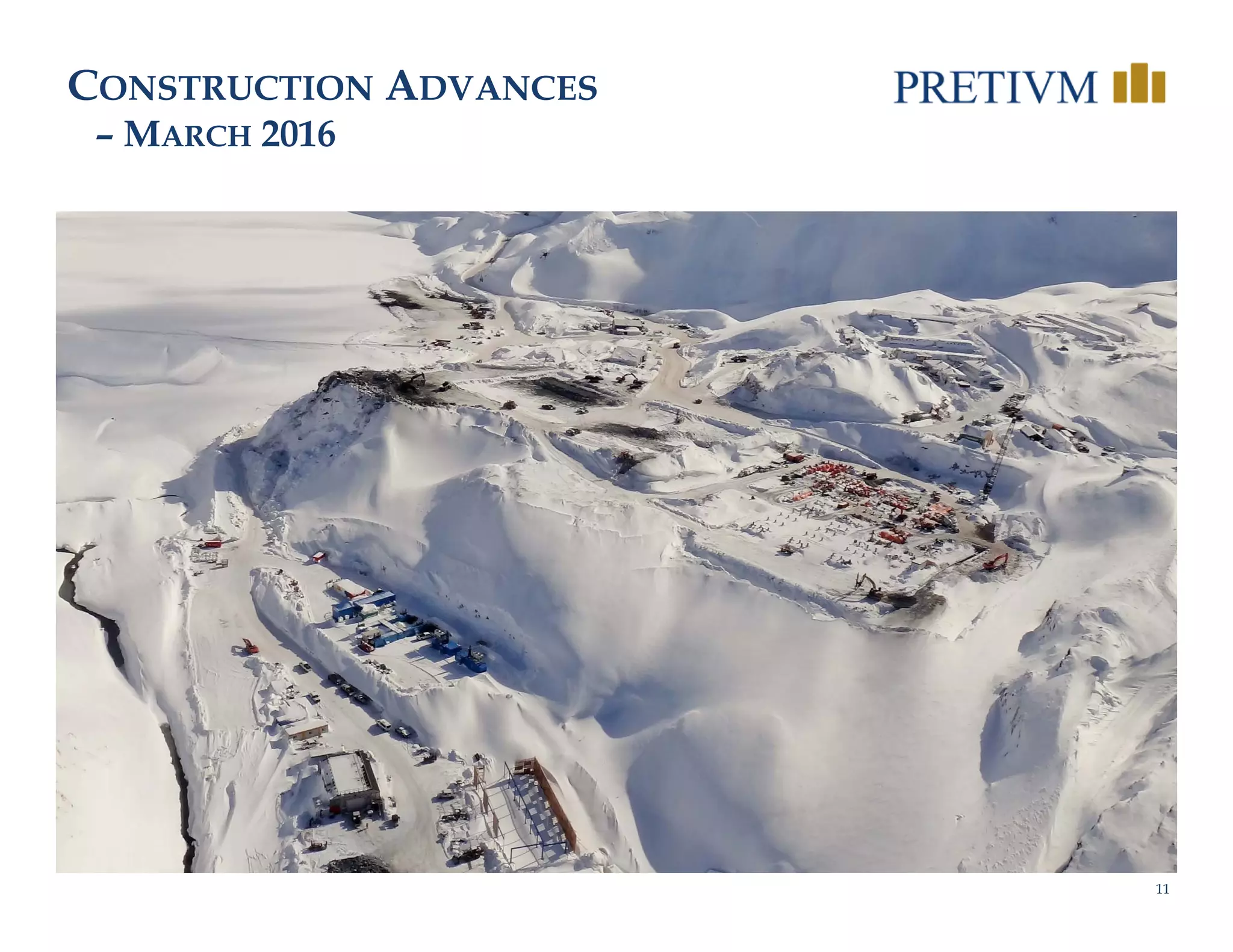 11
CONSTRUCTION ADVANCES
– MARCH 2016
 