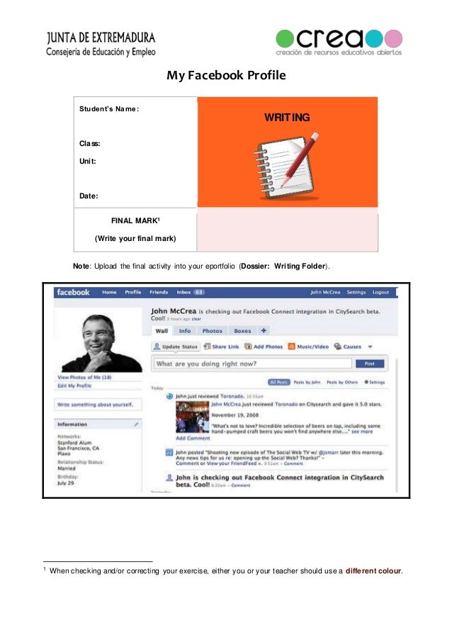 Free essays on facebook picture