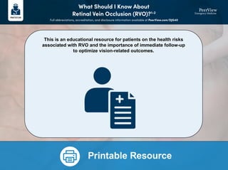 Retinal Disease in Emergency Medicine: Timely Recognition and Referral ...