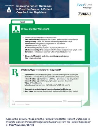 Mapping the Pathways to Better Patient Outcomes in Prostate Cancer ...