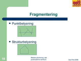 Fragmentering Punktbelysning Strukturbelysning 