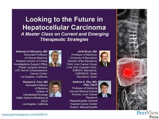 Looking to the Future in Hepatocellular Carcinoma: A Master Class on Current and Emerging Therapeutic Strategies