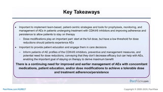 Making Precision Decisions in High-Risk HR+, HER2- Metastatic Breast Cancer: Practical Training on Individualizing CDK4/6 Inhibitor Treatment to Enhance Adherence, Quality of Life, and Outcomes