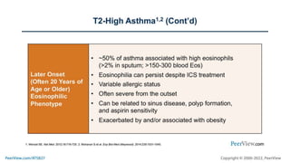 Selecting Targeted Treatment for Pediatric and Adult Patients With Uncontrolled, Moderate to Severe Asthma