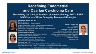 Redefining Endometrial and Ovarian Carcinoma Care: Maximizing the Clinical Potential of Immunotherapy, ADCs, PARP Inhibitors, and Other Emerging Treatment Strategies