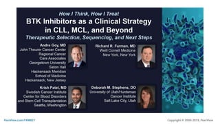How I Think, How I Treat: BTK Inhibitors as a Clinical Strategy in CLL, MCL, and Beyond—Therapeutic Selection, Sequencing, and Next Steps