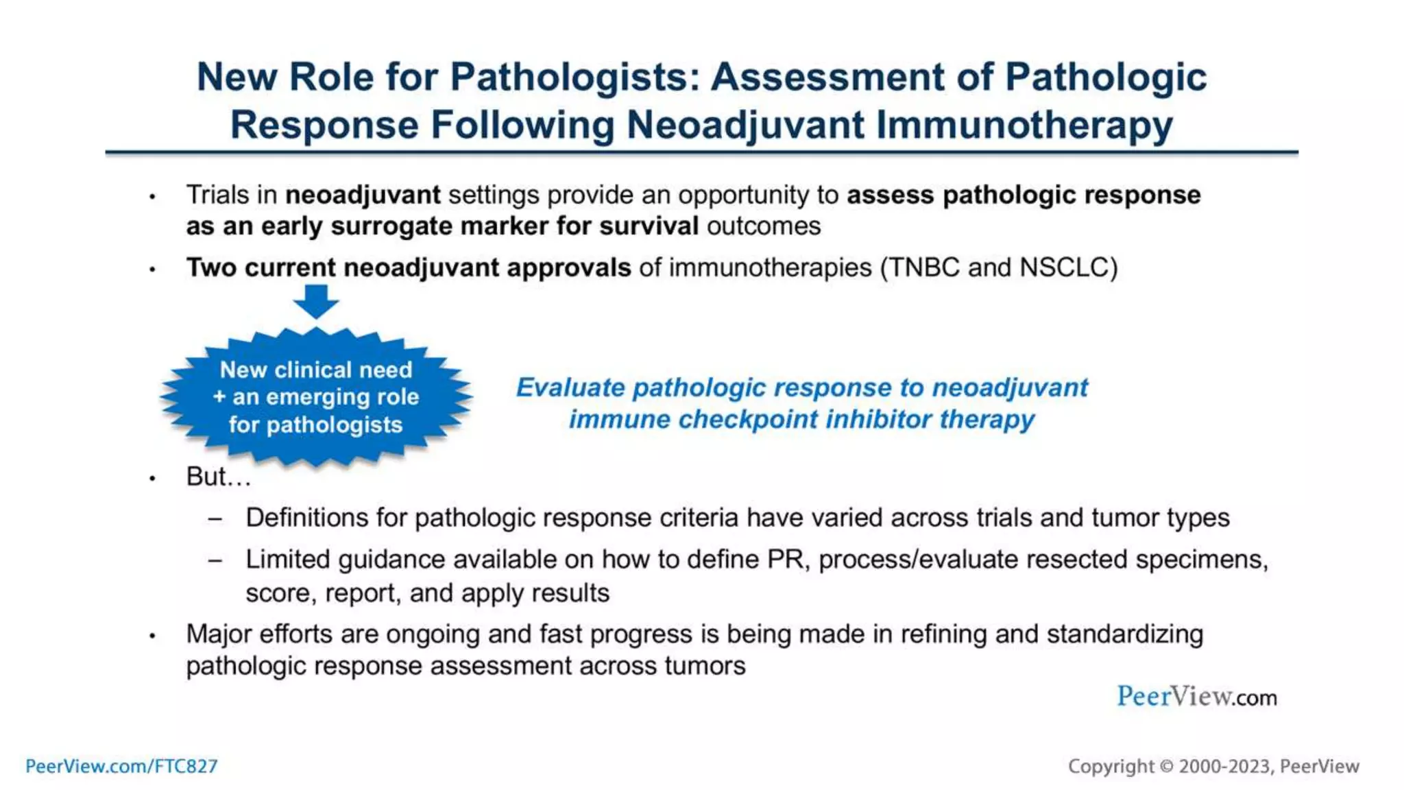 Refining Best Practices In Cancer Immunotherapy Biomarker Testing And Refining Best Practices In Cancer Immunotherapy Biomarker Testing And