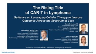 The Rising Tide of CAR-T in Lymphoma: Guidance on Leveraging Cellular Therapy to Improve Outcomes Across the Spectrum of Care