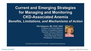 Novel Strategies for Managing Patients With CKD-Associated Anemia: What Do Health-System Pharmacists Need to Know About HIF-PH Inhibitors?