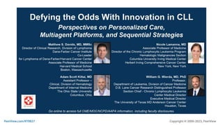Defying the Odds With Innovation in CLL: Perspectives on Personalized Care, Multiagent Platforms, and Sequential Strategies