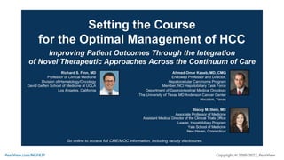 Setting the Course for the Optimal Management of HCC: Improving Patient Outcomes Through the Integration of Novel Therapeutic Approaches Across the Continuum of Care