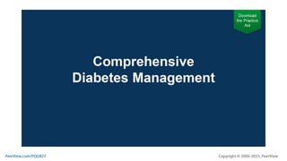 Now Is the Time to Overcome Therapeutic Inertia in T2D to Achieve Personalized Glycemic and Weight Management Goals